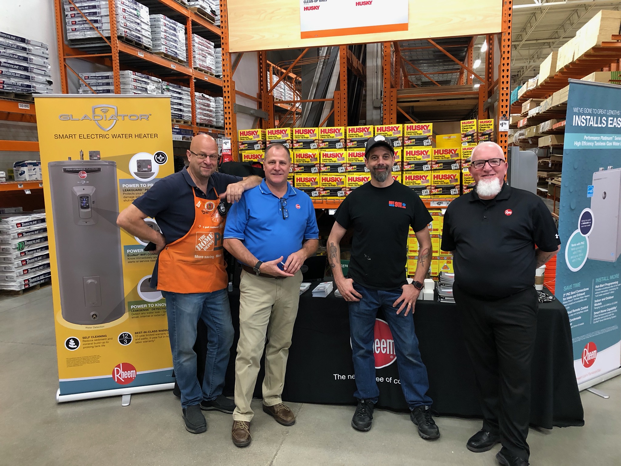 Hot Water 911, Rheem and Home Depot – What a Team!